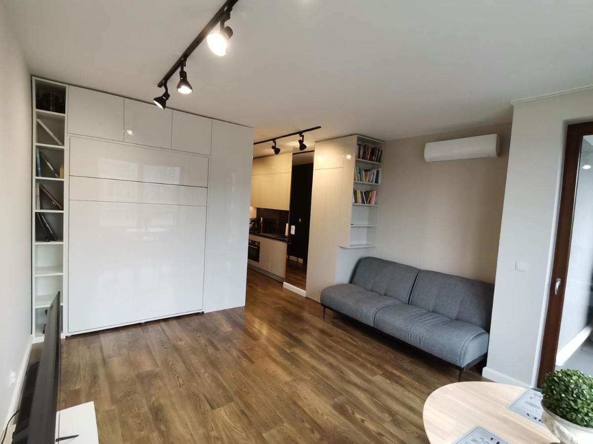 Ferienwohnung Nowoczesny Apartament Z Widokiem Warschau Exterior foto