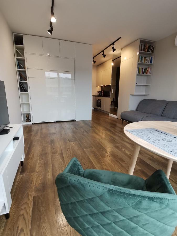 Ferienwohnung Nowoczesny Apartament Z Widokiem Warschau Exterior foto
