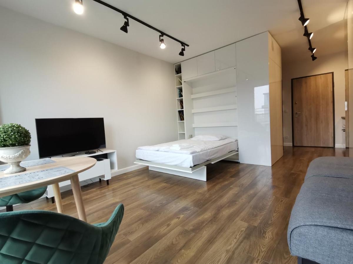 Ferienwohnung Nowoczesny Apartament Z Widokiem Warschau Exterior foto
