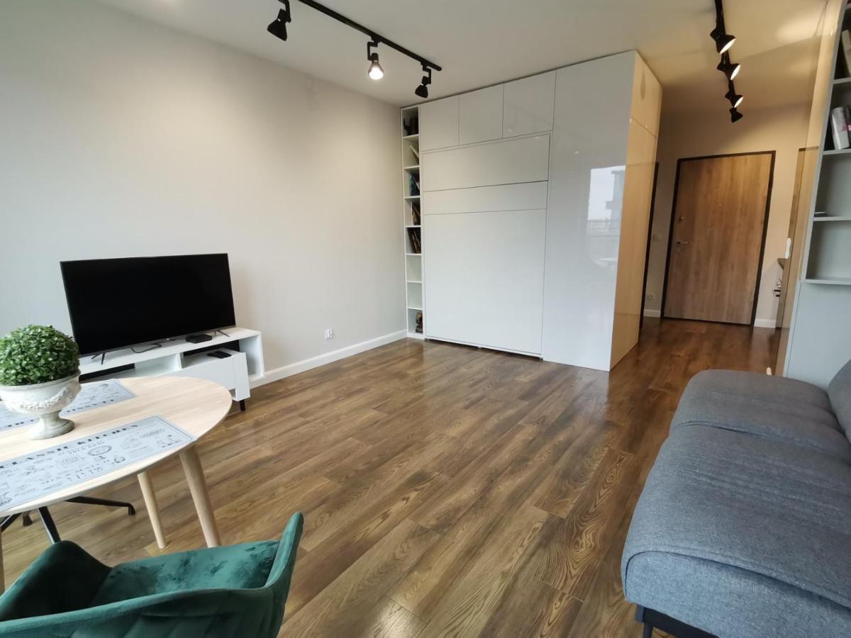 Ferienwohnung Nowoczesny Apartament Z Widokiem Warschau Exterior foto