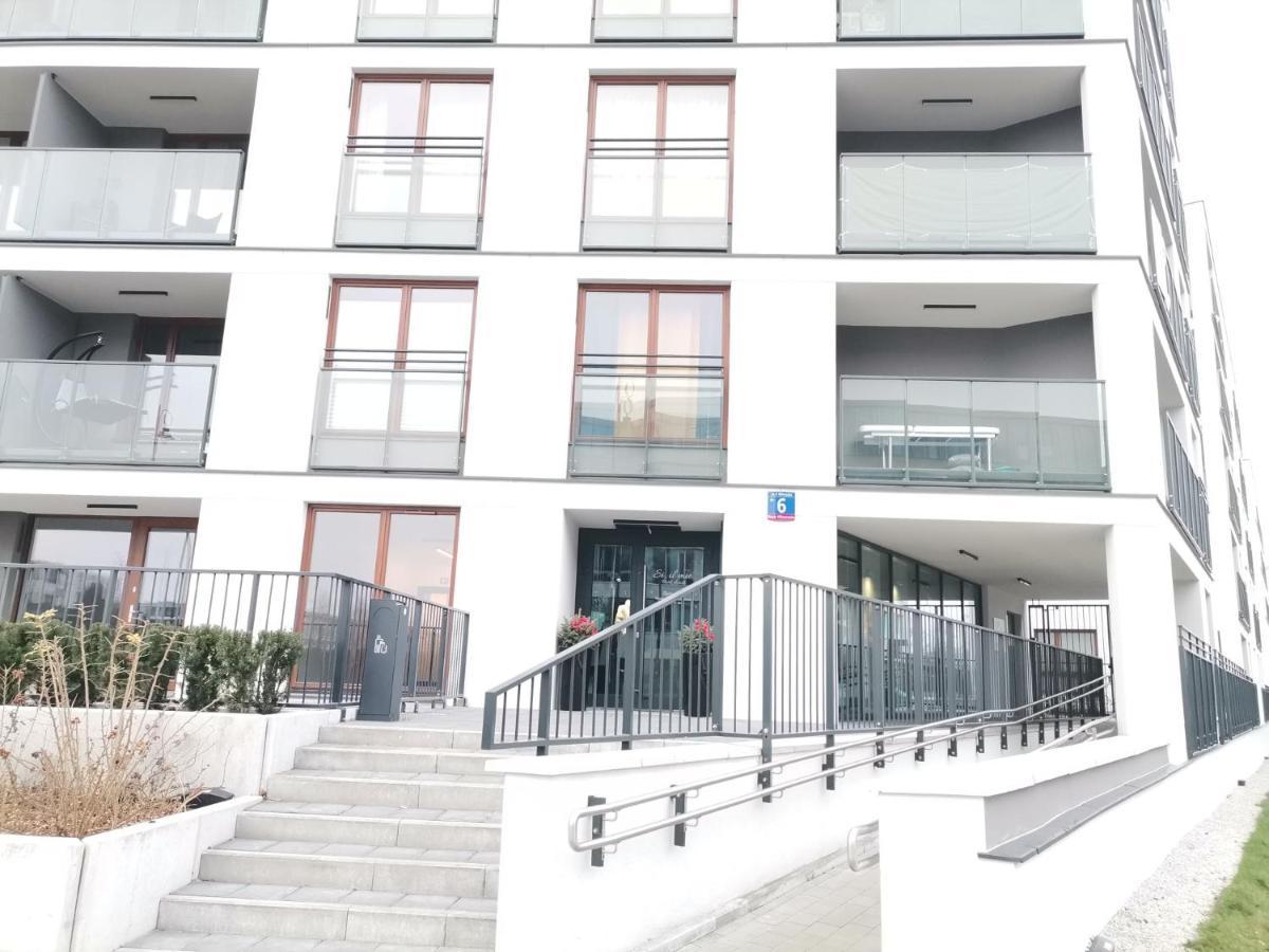 Ferienwohnung Nowoczesny Apartament Z Widokiem Warschau Exterior foto