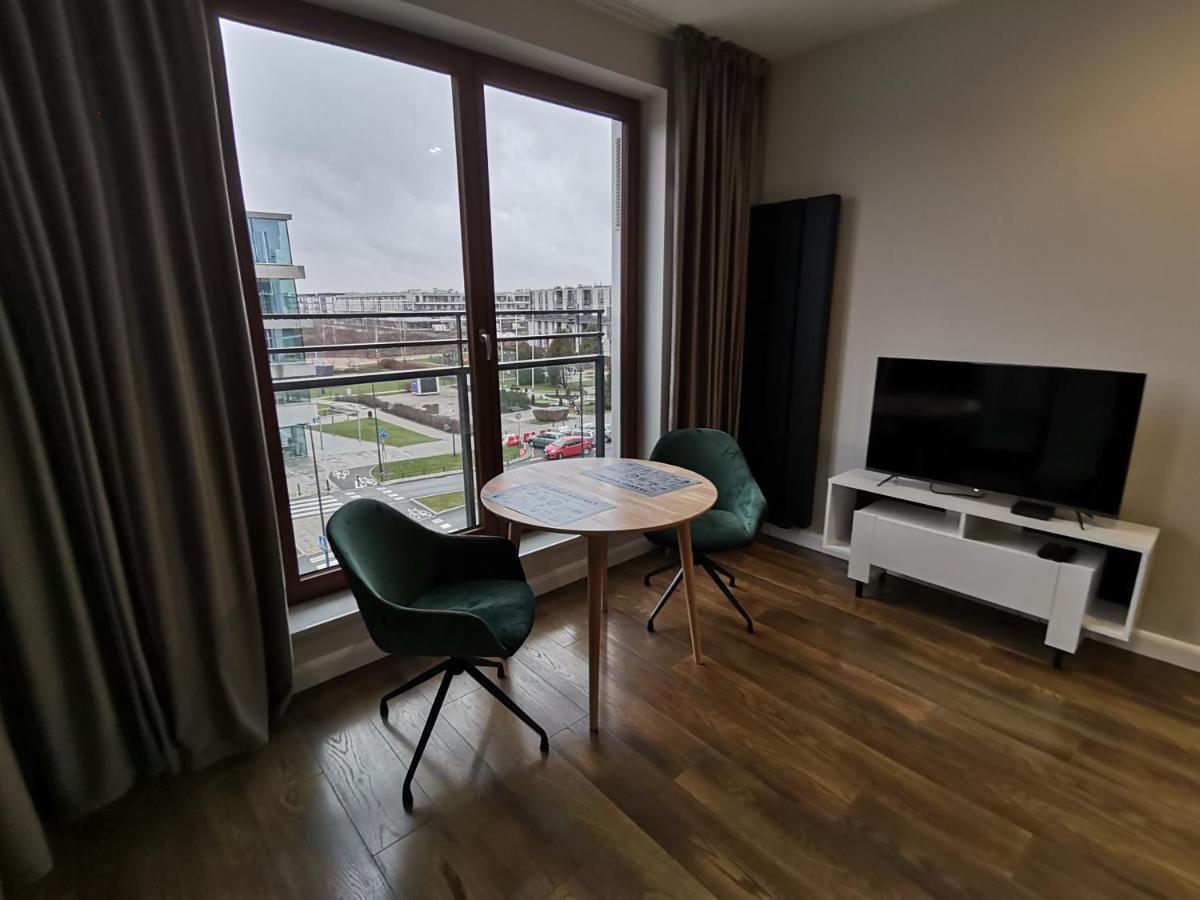 Ferienwohnung Nowoczesny Apartament Z Widokiem Warschau Exterior foto